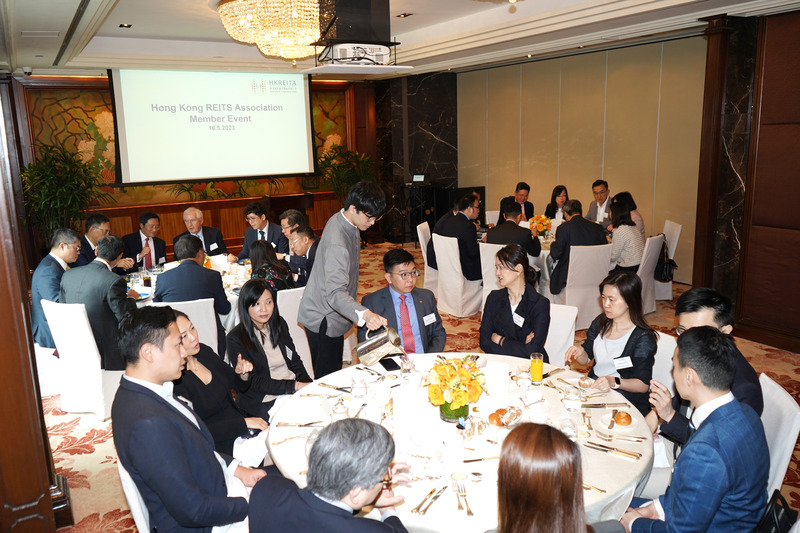 Hong Kong REITS Association (HKREITA) held its inaugural member event on 16 May 2023 at Mandarin Oriental Hotel Hong Kong.